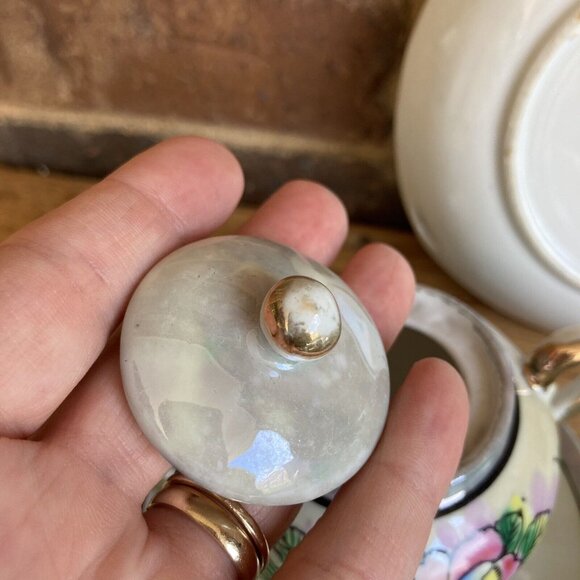 VTG Japan Childs LUSTERWARE TEA SET Random Pieces Lot Discoloration - Picture 12 of 16